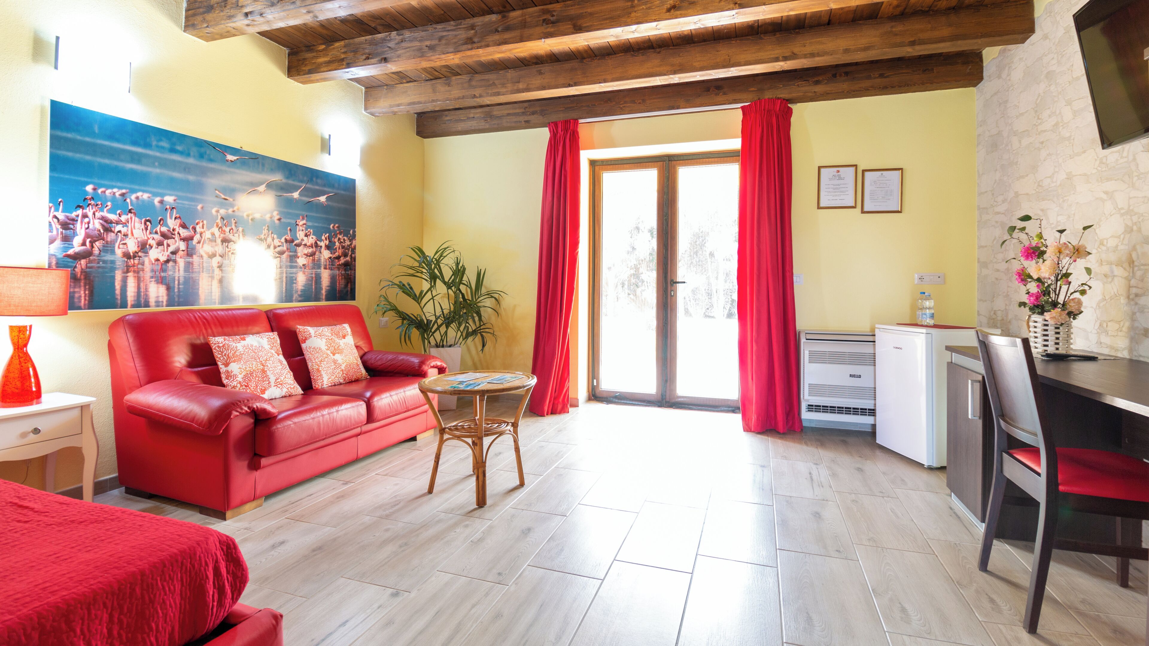Luxury-Suite, Gartenblick | Wohnbereich