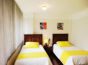 Twin Room | Meja, ruang kerja komputer riba, seterika/papan seterika, Wi-fi percuma 