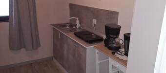 Vacation room with bathroom in the old town of Seligenstadt.