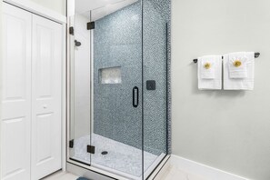 Hair dryer, towels - Brand-New Coastal Masterpiece with Private Heated Pool & Elevator! (Fort Myers Beach)