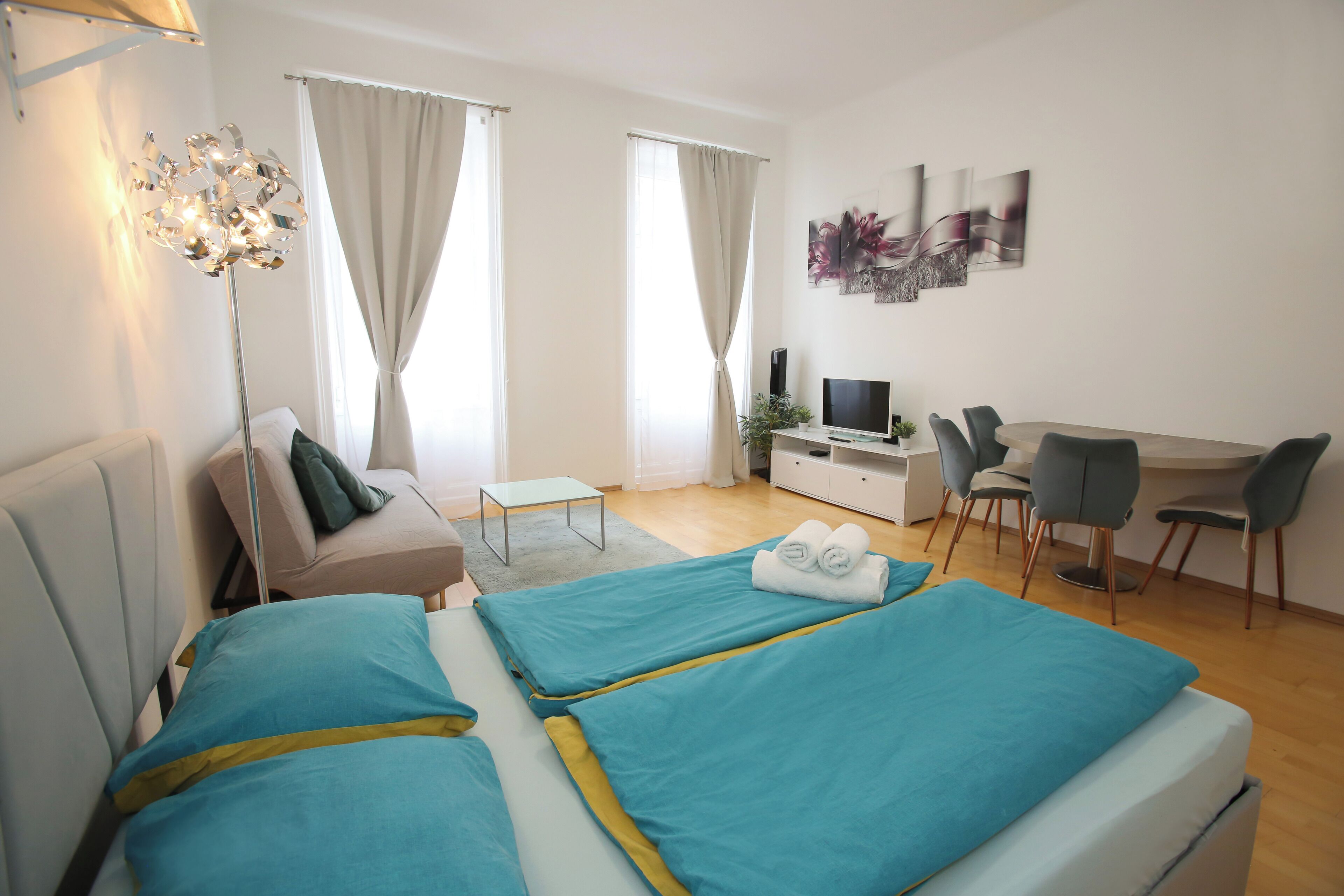2 Schlafzimmer, Bügeleisen/Bügelbrett, Reisekinderbett, kostenloses WLAN