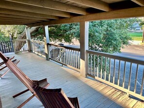 Terrace/patio - Historic Rumpel Kammer Compound (Fredericksburg)