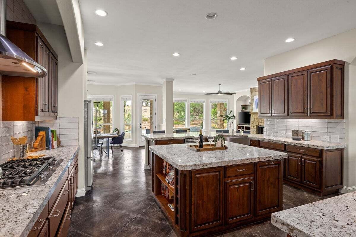 House, Multiple Beds, Pool Access (Hill Country Escape-670 Heather Hills) | Private kitchen | Dining tables