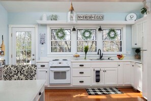 Private kitchen - Town Creek Retreat Fire Pit & EV Charger (Fredericksburg)