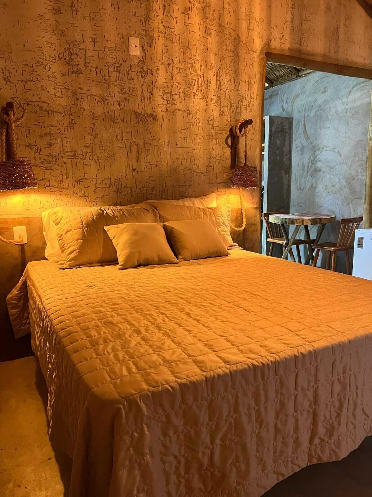 Acesso à internet, roupa de cama