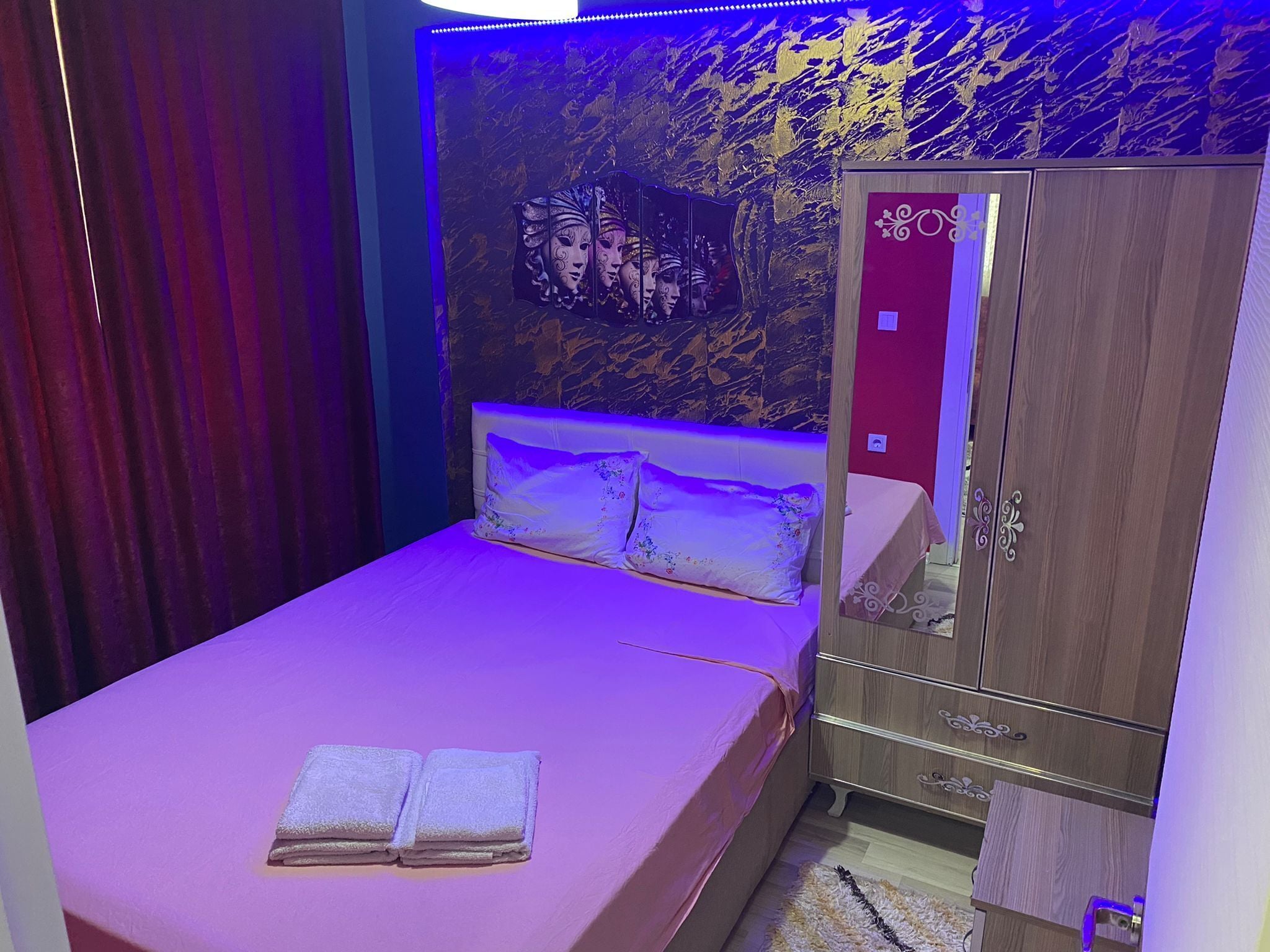 Appartement Deluxe, balcon | Draps en coton égyptien, literie de qualité, décor unique