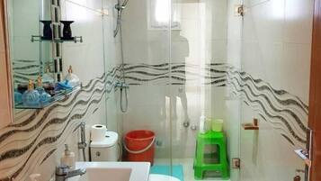 Towels, soap, toilet paper