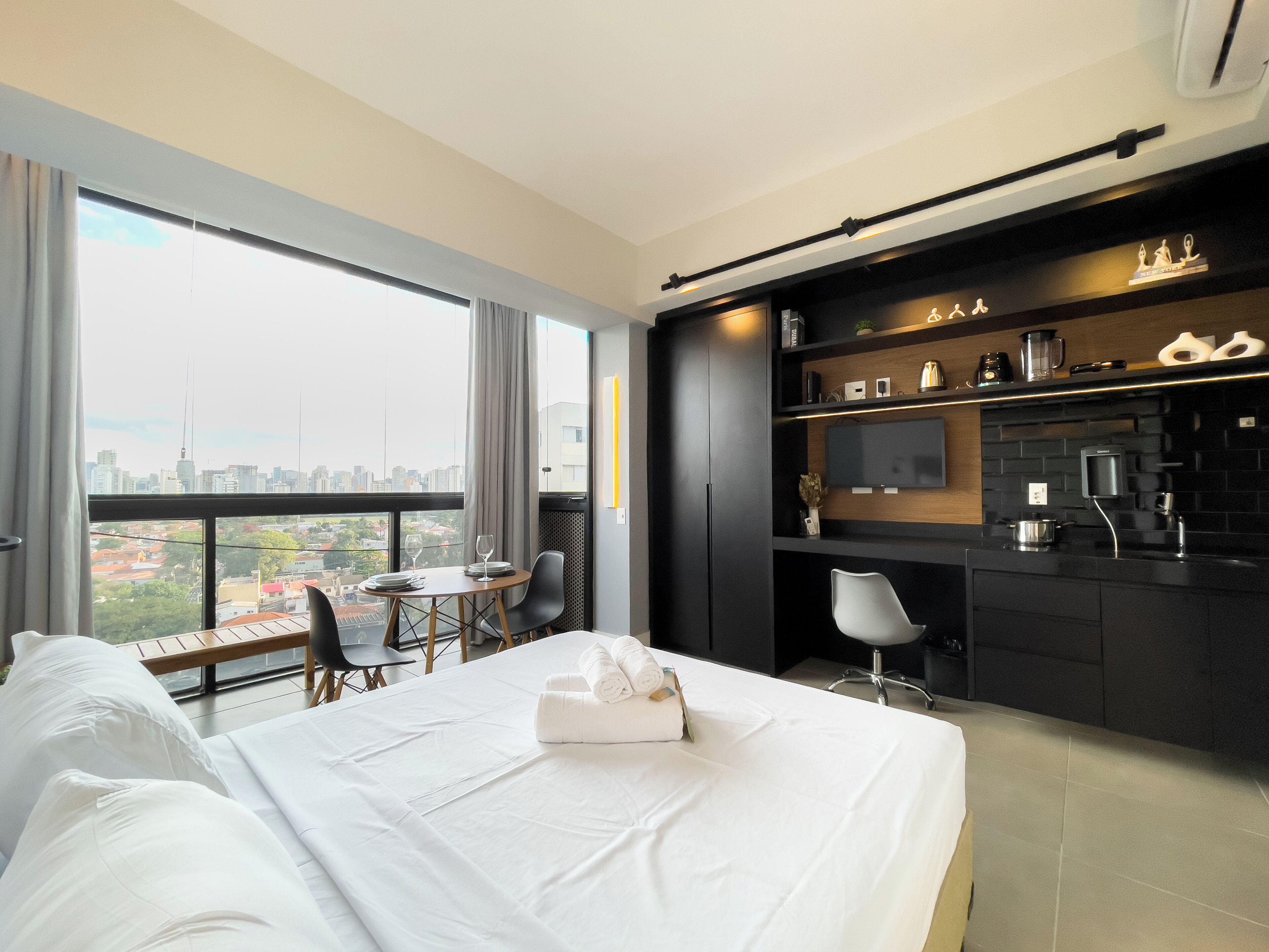 Blackout curtains, iron/ironing board, free WiFi