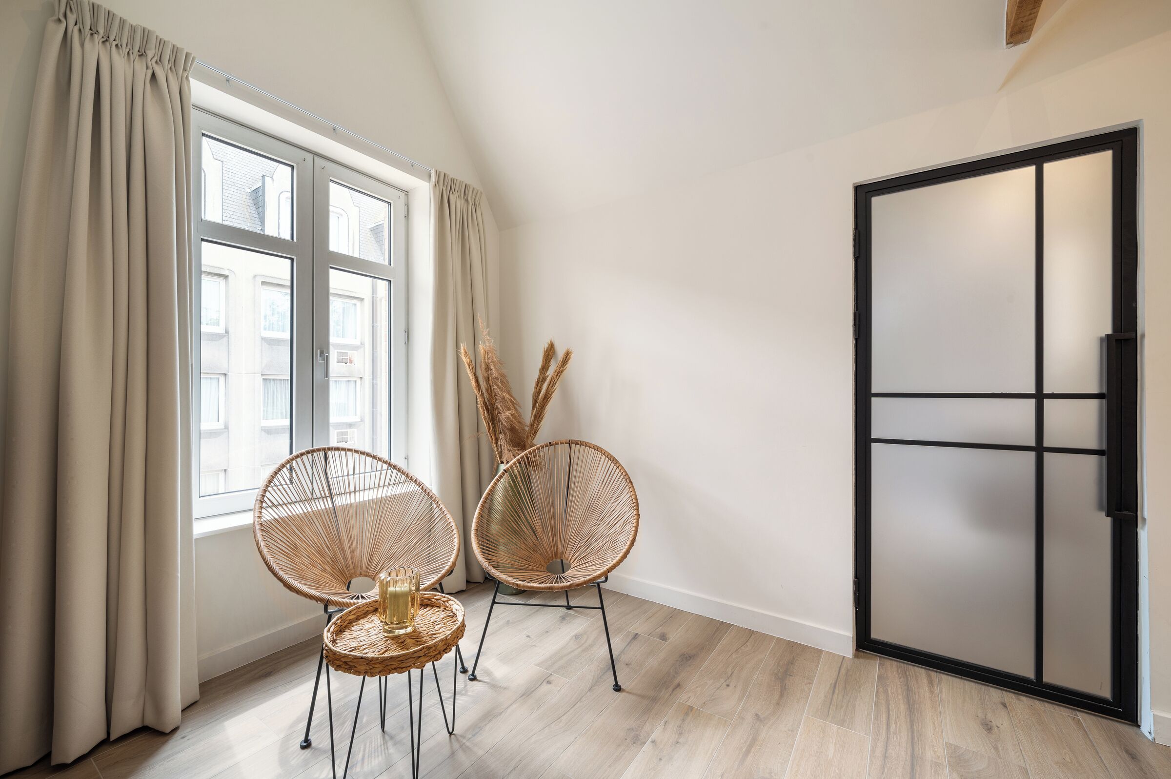 Deluxe tweepersoonskamer, uitzicht op de stad | Interieur