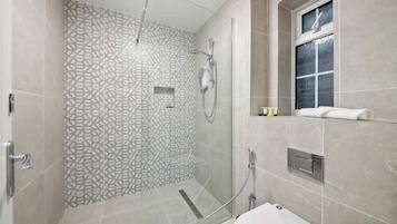 Shower, hair dryer