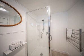 Shower, hair dryer - Dragon Fly Cottage - Te Anau Holiday Home (Te Anau)