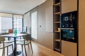 Dining - Chic Apartment with Balcony & Pool in Las Condes (Las Condes)