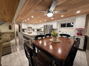 Dining - Secluded A-Frame Lakefront with Sun Deck and Sauna (Lake Ozark)