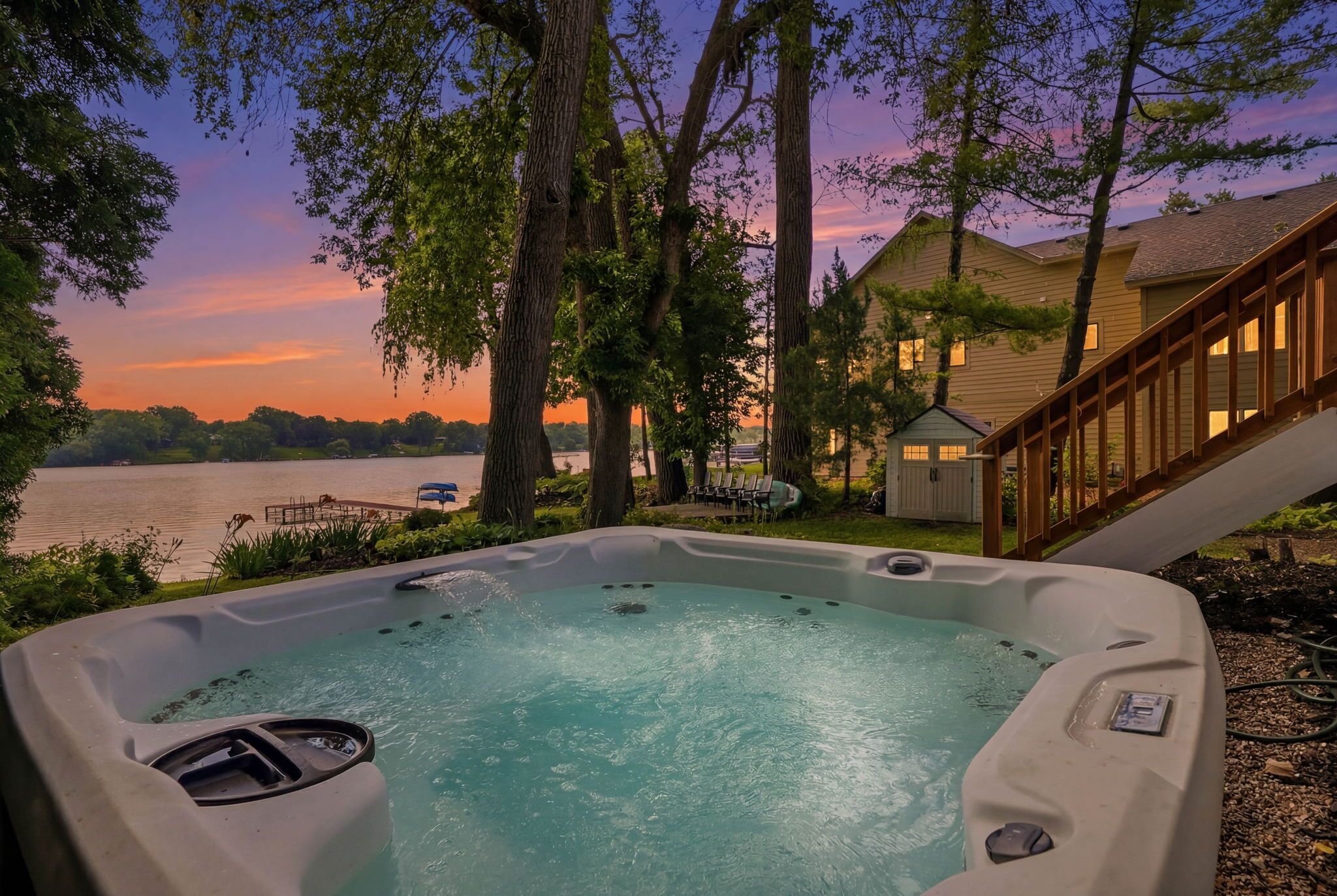 Bain à remous extérieur