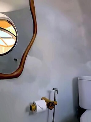 Hair dryer, towels, soap - Bambu Uluwatu Cozy 1-Bedroom House with AC in South Kuta (South Kuta)
