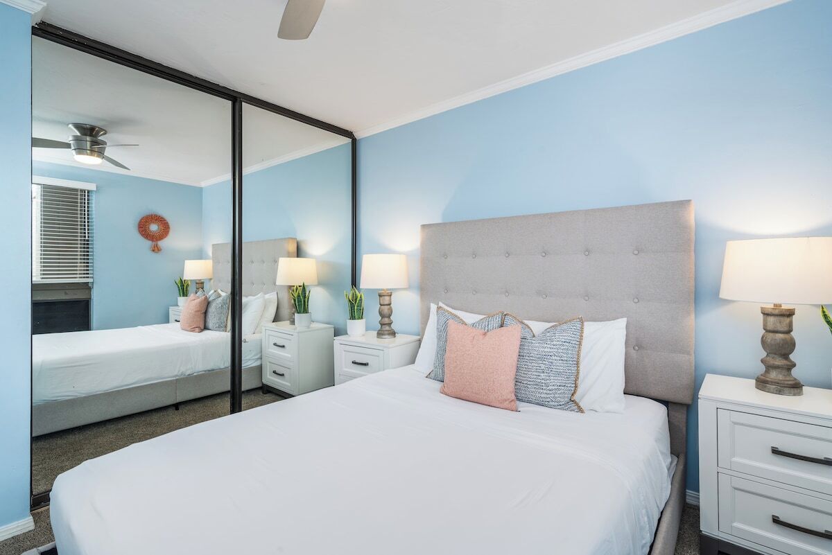 2 chambres, fer et planche à repasser, lit parapluie, Wi-Fi gratuit