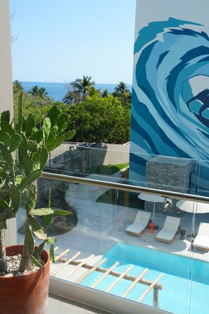 Pool - Peace Love & Bitcoin - 2BR with Surf Views (El Zonte)