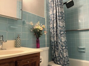 Haartrockner, Bidet, Handtücher, Seife