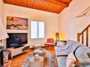 TV, lareira