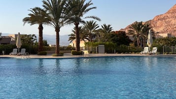 Luxury Apartment, Balcony, Mountain View | Pool | 3 outdoor pools