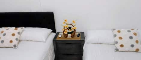 Iron/ironing board, WiFi, bed sheets