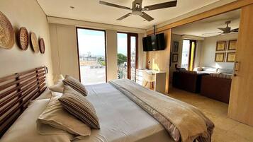 Desk, iron/ironing board, travel crib, WiFi