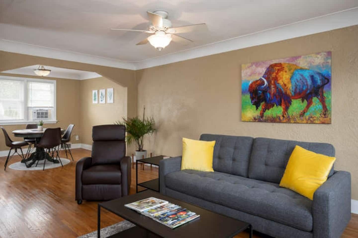Open layout with plenty of natural light.
