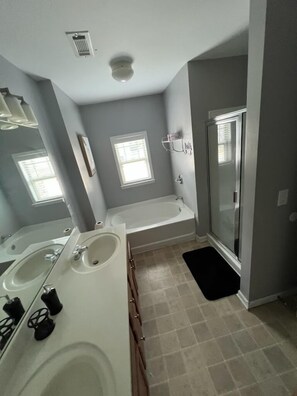 Towels, soap, toilet paper
