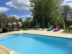 Pool - Beautiful view of the Lot River (PRAYSSAC)