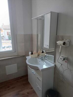 Shower, hair dryer, bidet, towels - camera grande nel beb MTB (Alfonsine)