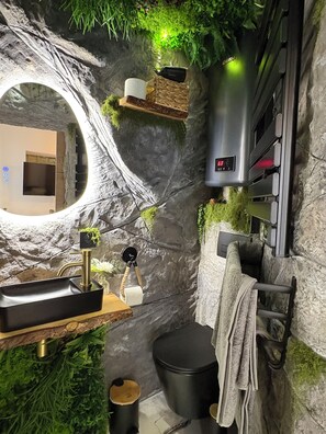 Hair dryer, towels, soap, shampoo - Studio Jungle Bohème in the heart of Nîmes -Private courtyard (Nîmes)