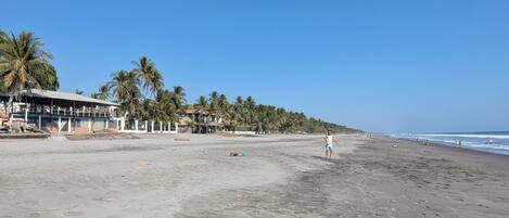 Sun loungers, beach towels