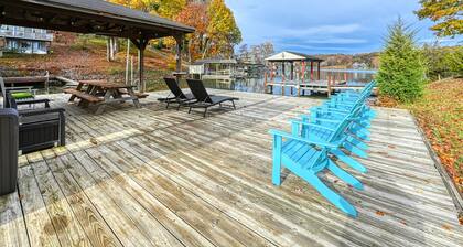 Yellow Fellow - Lake House With hot Tub, Waterfront Deck, Swimming Cove & Firepit