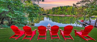 Wet Feet Retreat - Beautiful Lake House With Incredible Views and Dock