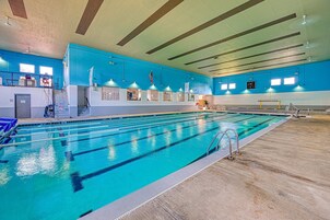 Indoor pool, outdoor pool