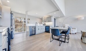 House, Multiple Beds, Patio (LAKE Chez At At) | Private kitchen - Chez At At - Lake Front & Private Dock (Moneta)