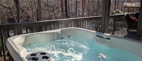 Baignoire à remous extérieure
