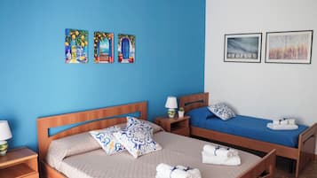 2 bedrooms, iron/ironing board, travel crib, WiFi