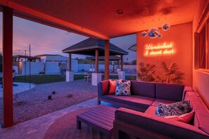 Terrace/patio - Sonoran Grove  Epic Yard with Two Pickleball Courts (Scottsdale)