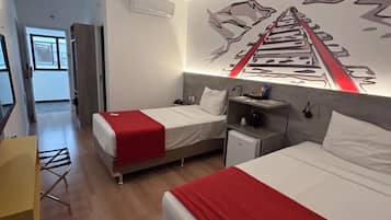 Comfort Twin Room | In-room safe, blackout drapes, soundproofing, free WiFi