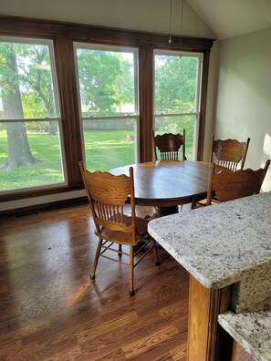Dining - Furnished private room with shared bathroom with AC in wonderful Olathe. (Olathe, KS)