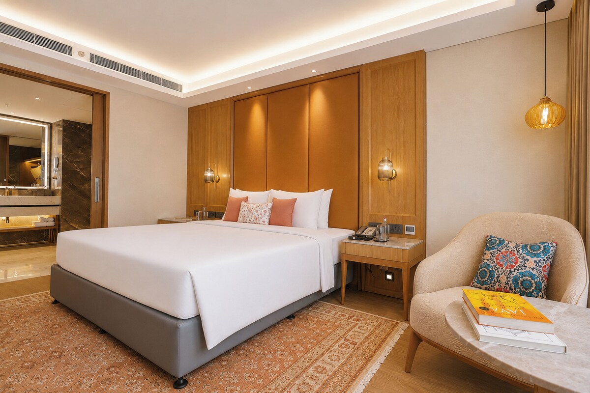 Suite Deluxe | Ropa de cama de alta calidad y caja de seguridad en la habitación 