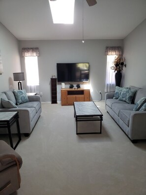 Living area - Port Charlotte 3BR Home | Pool + Canal (Port Charlotte)