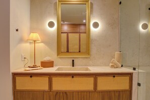 Shower, hair dryer, towels - Chic Nomada Loft with Infinity Pool Romantic Zone (Puerto Vallarta)