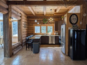 Private kitchen - Chalet de Lynx (Wentworth-Nord)