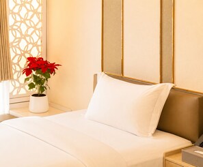Twin Room, City View | Desk, free WiFi, bed sheets