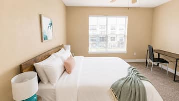 Iron/ironing board, WiFi, bed sheets