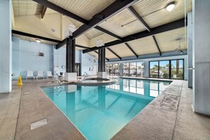 Indoor pool - Beachfront Condo w/ Huge Balcony, Sleeps 11, Pools & Gulf Views | BEACHBALL PROPERTIES (Orange Beach)