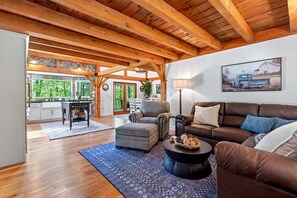 Smart TV - Great Aspen Getaway | Luxury, Pet-Friendly Home with Game Room & Fire Pit! (Black Mountain)