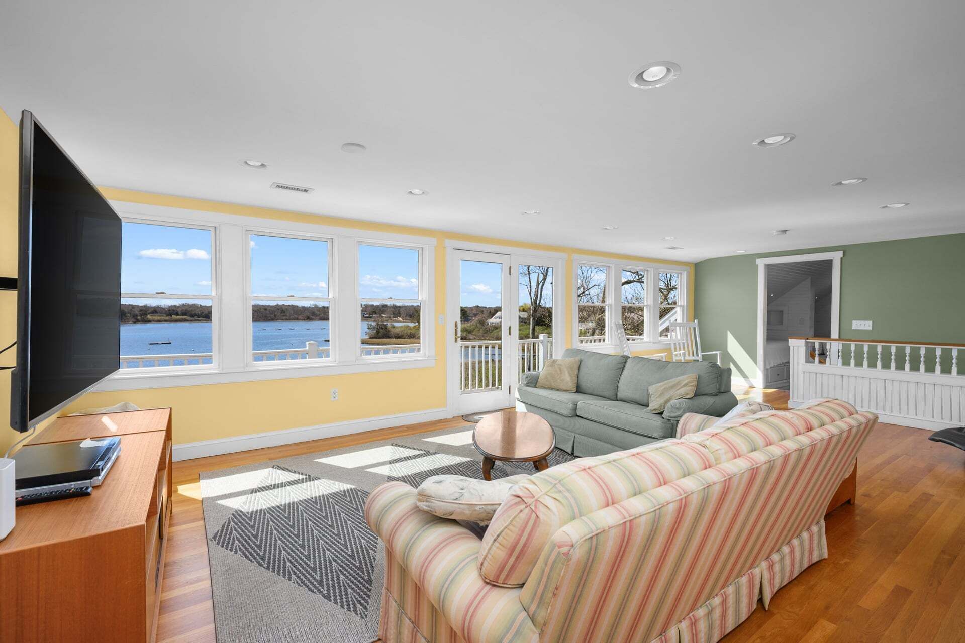 Second Level Living room providing additional space for gathering